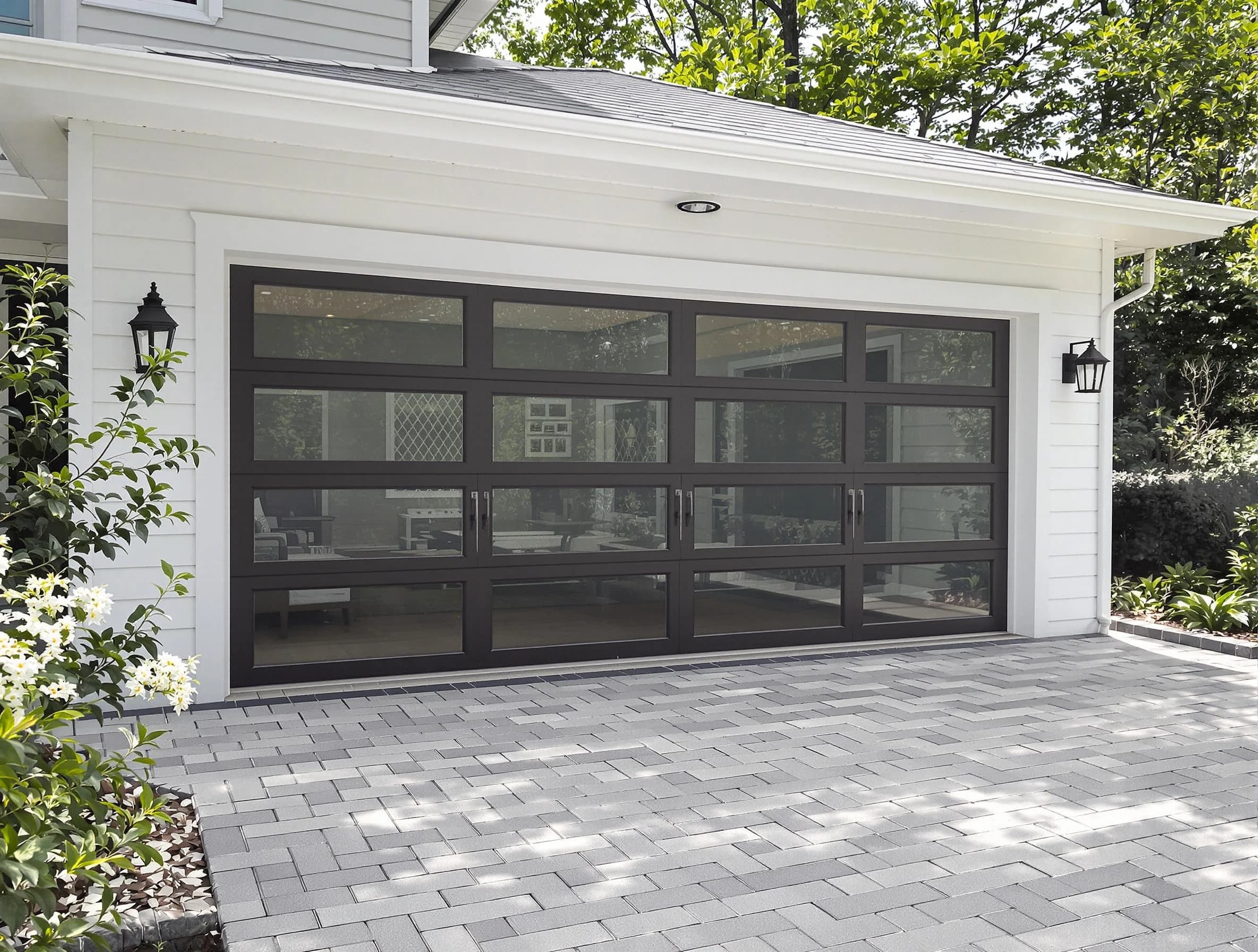 Middleborough Garage Door Repair design specialist presenting custom garage door options to Middleborough homeowner