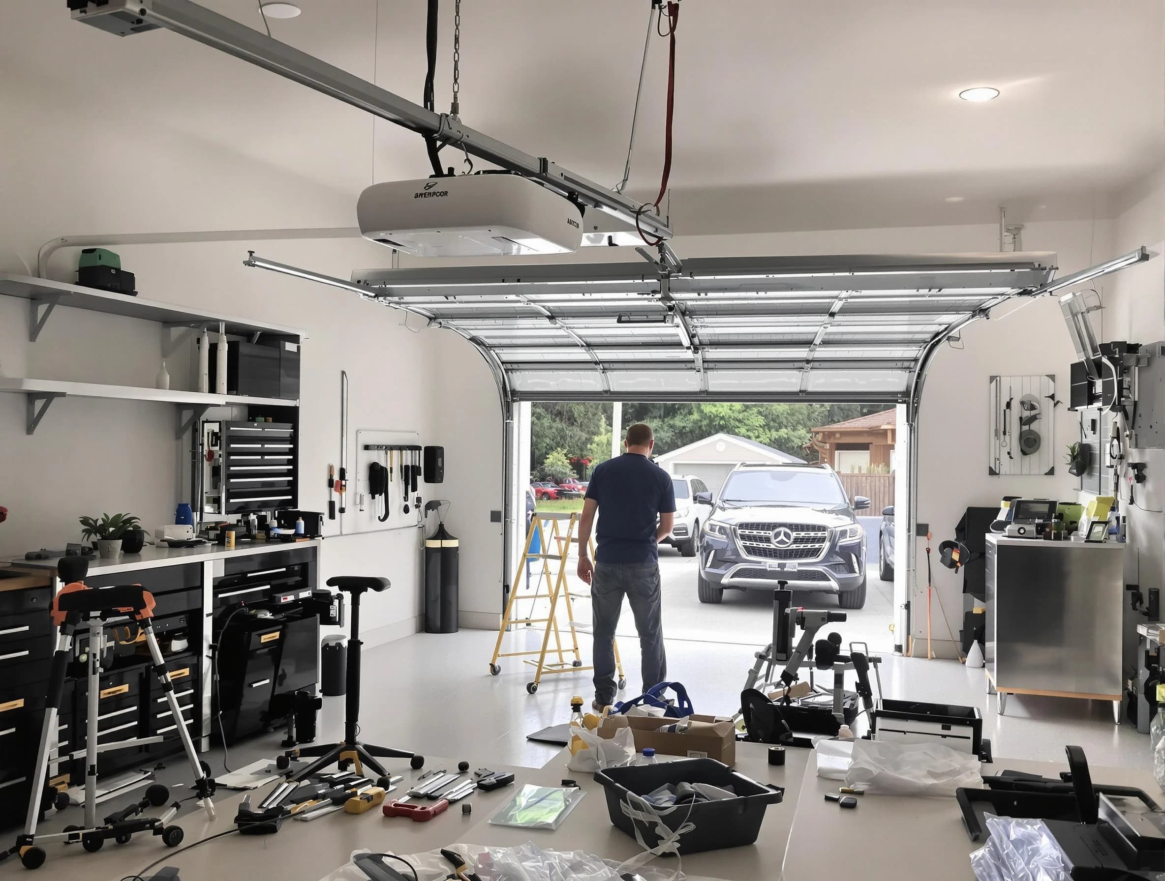 Garage door opener installation by Middleborough Garage Door Repair in Middleborough