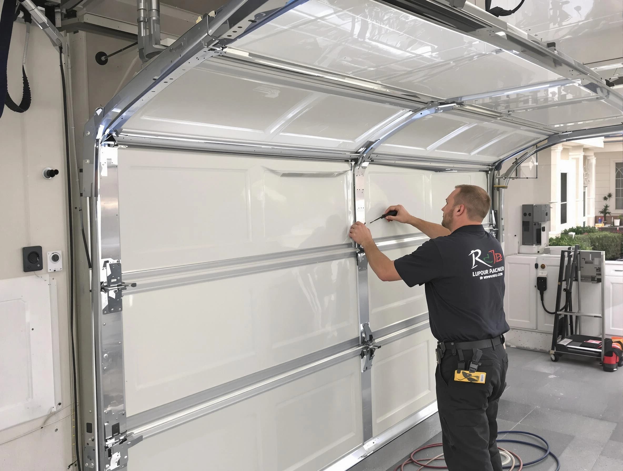 Middleborough Garage Door Repair professional performing panel repair in Middleborough