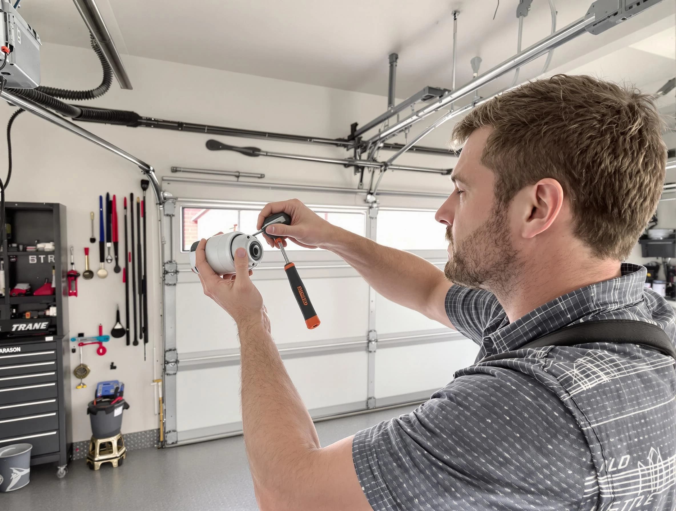 Garage door opener repair service by Middleborough Garage Door Repair in Middleborough