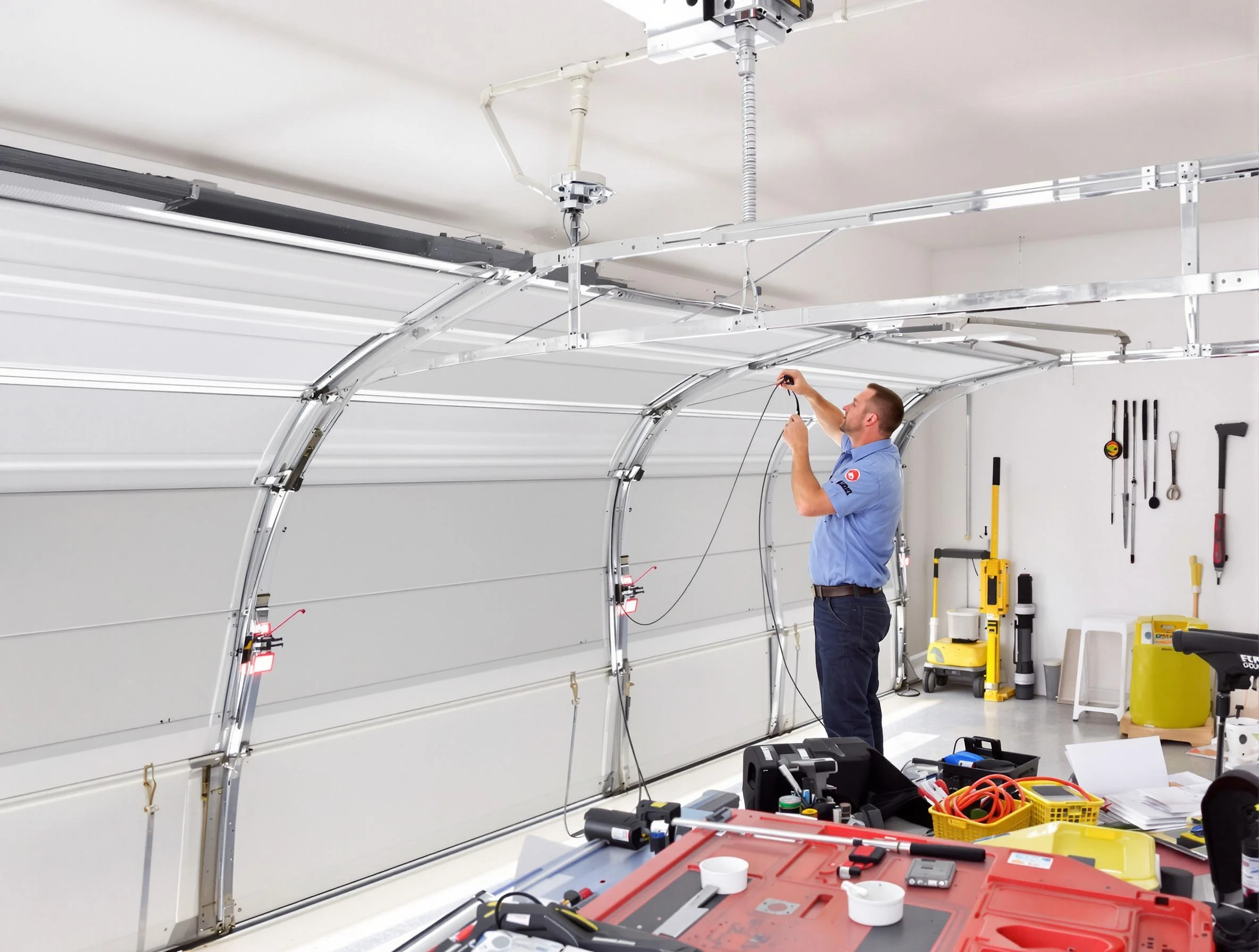 Garage door cable repair service by Middleborough Garage Door Repair in Middleborough