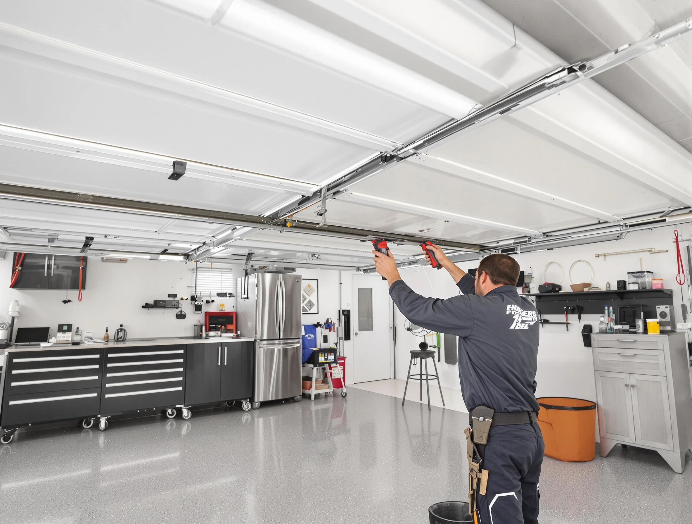 Overhead garage door repair service by Middleborough Garage Door Repair in Middleborough